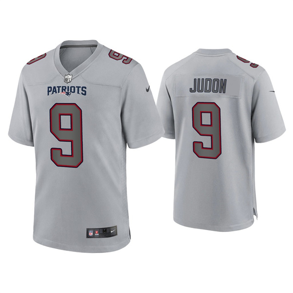 Men's New England Patriots #9 Matthew Judon Grey Atmosphere Fashion Stitched Game Jersey